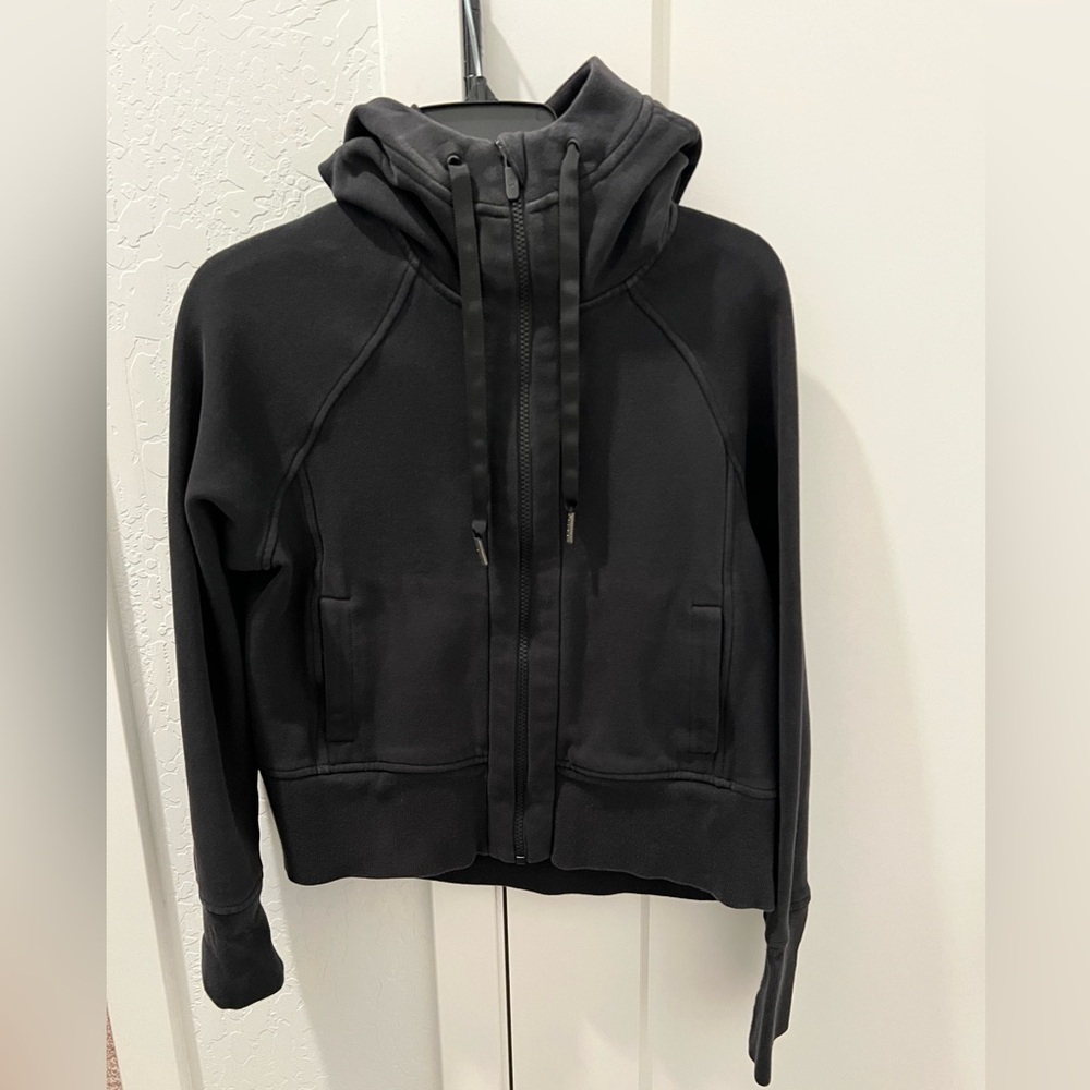 Lulu scuba crop jacket